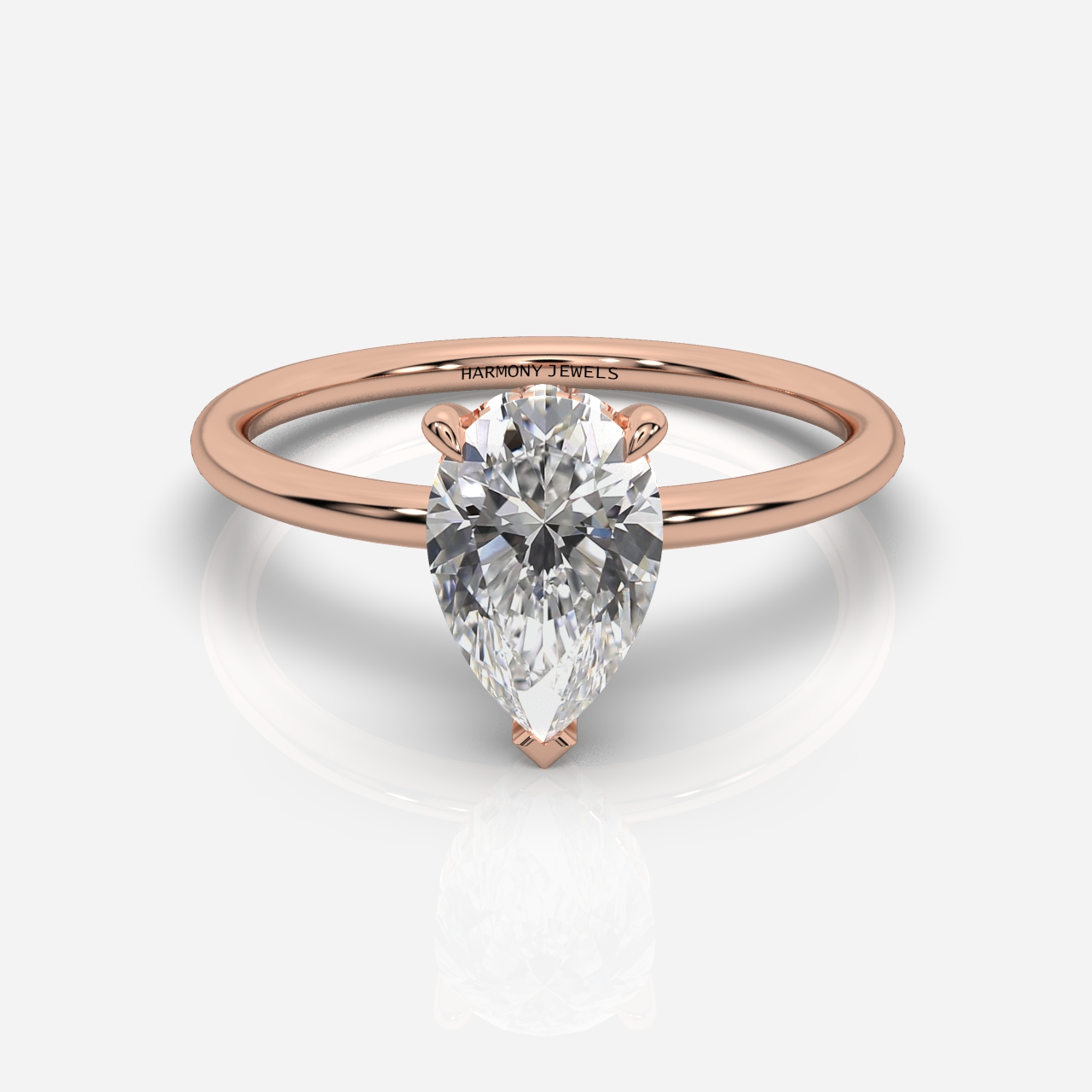 Juliette Hidden Halo Pear